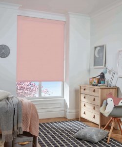 Roller Blinds Glasgow Baby Pink