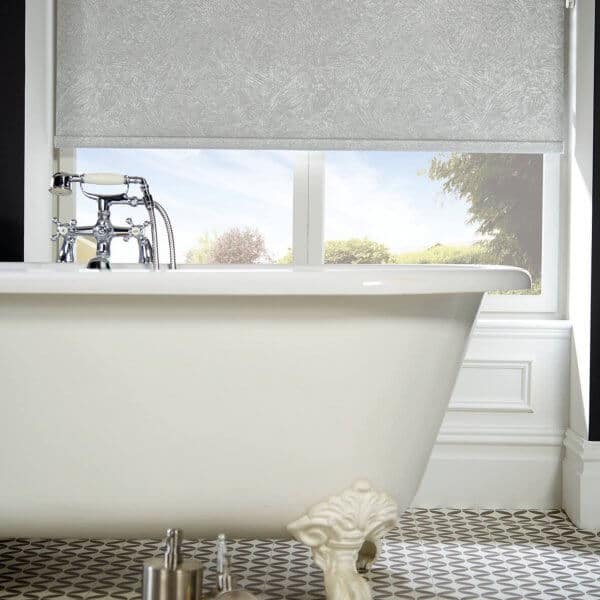 Romany Light Grey Satin Roller Blinds Glasgow