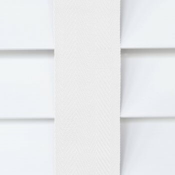 Wooden Blinds Glasgow Tape Taped Colour Cotton White