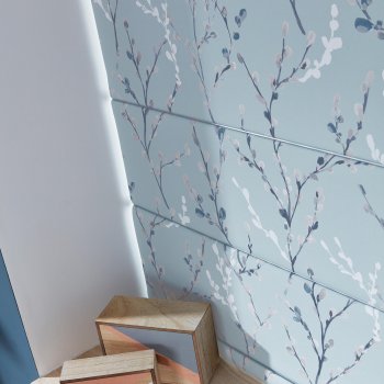 Roman Blinds Glasgow Edinburgh Light Grey pattern