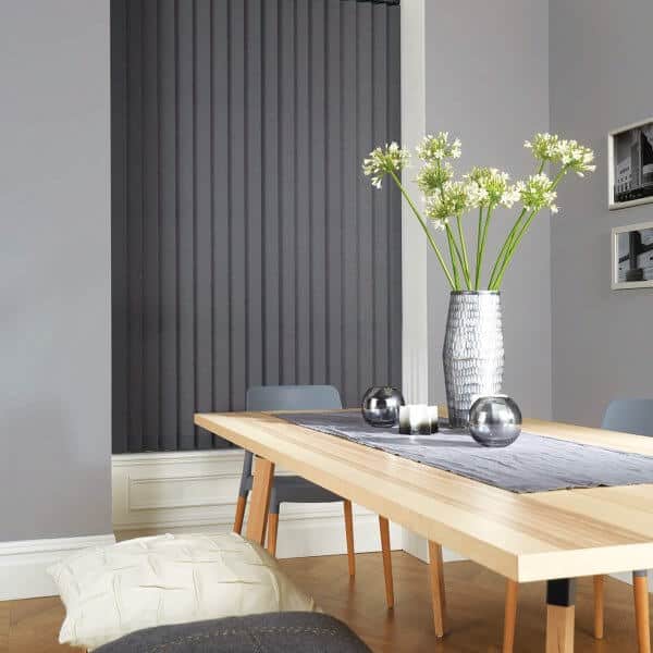 Vertical Blinds Glasgow Edinburgh Dark grey