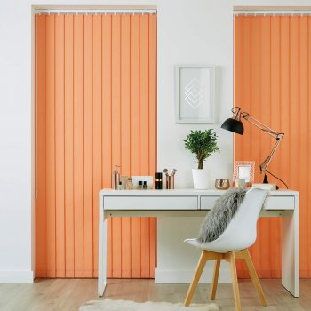 Vertical Blinds Glasgow Edinburgh Orange Peach