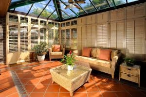 Conservatory shutter blinds Glasgow