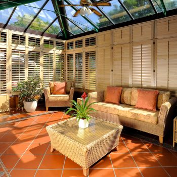 Conservatory shutter blinds Glasgow
