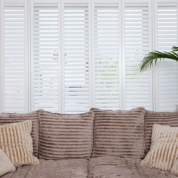 Full length shutter blinds