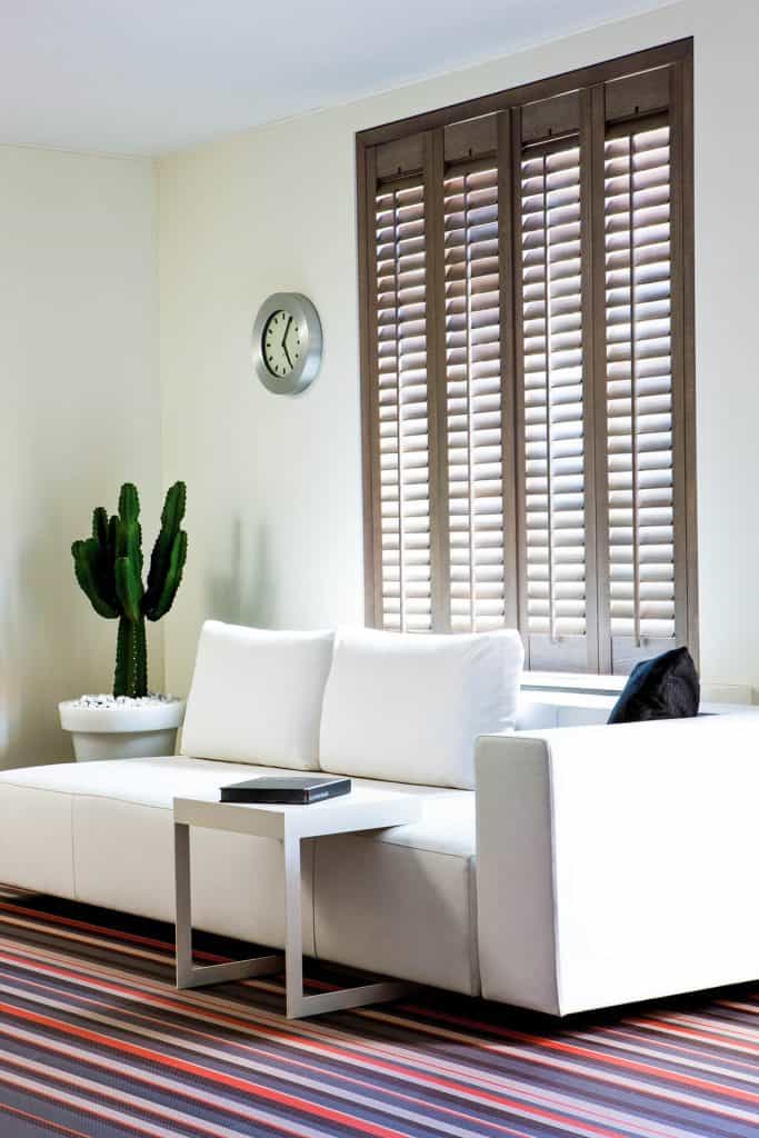 Living Room Plantation Shutters