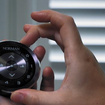 Shutter blinds remote controlled