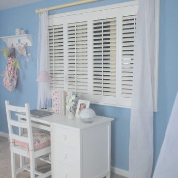 Childs bedroom shutter blinds