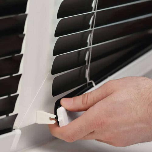 Black Bathroom Blinds