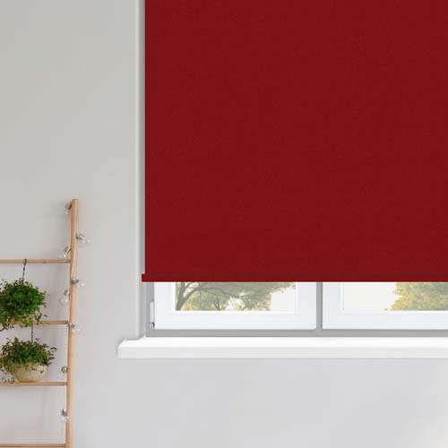 Red Bedroom Blinds