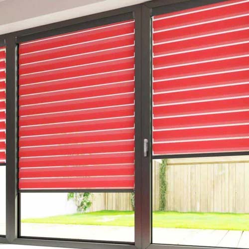 Red Kitchen Blinds