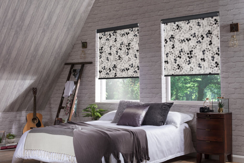 bedroom roller blinds
