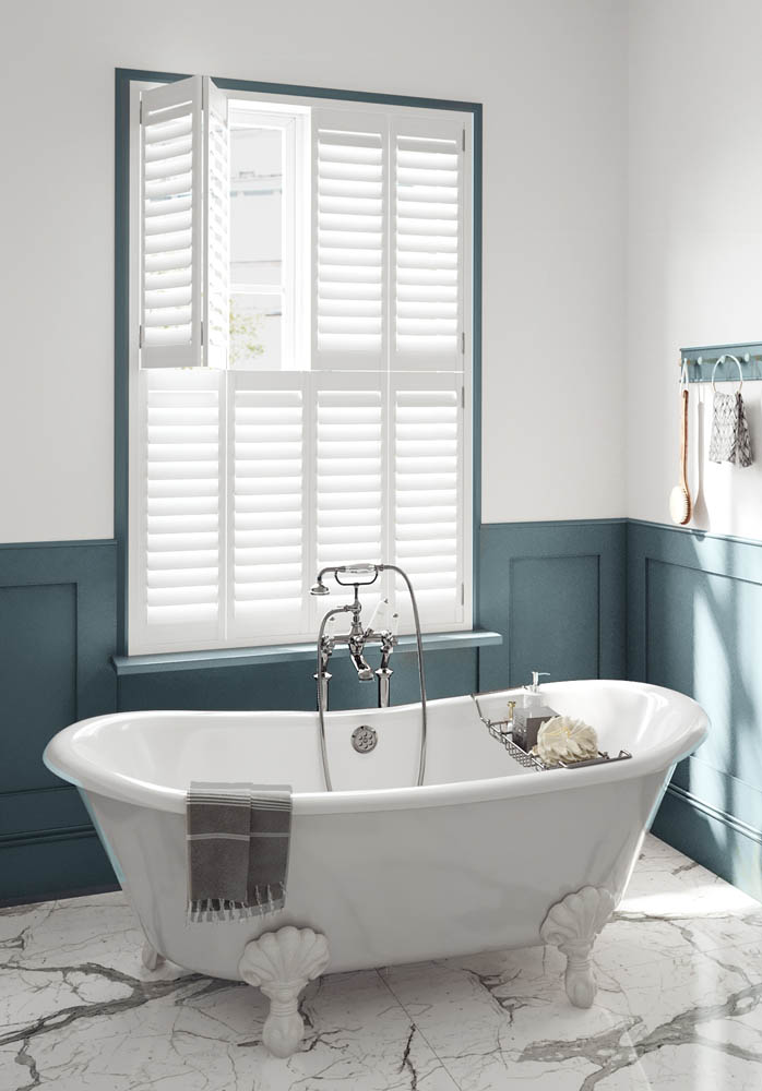 Tier on Tier Shutters For The Bathroom
